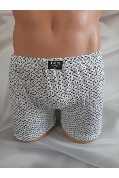 Butik Black Tiny Pattern 100% Cotton Comfortable and Convenient Men's Boxer