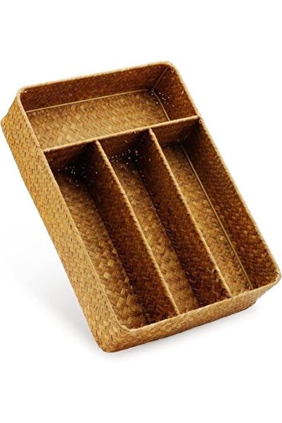 SPR Divided Rattan Basket