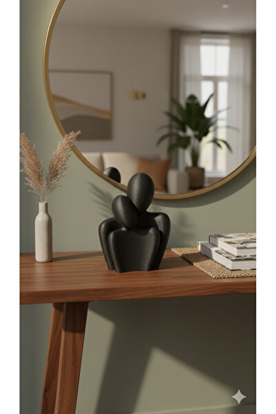 3D Brothers تمثال تجريدي لزوجين - ديكور عصري بسيط يرمز إلى الحب والترابط