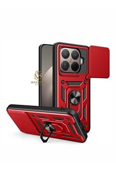 Massemr Xiaomi Mi 15t Pro Tank Lens Ringed Silicone Case Shock-Absorbing Came...