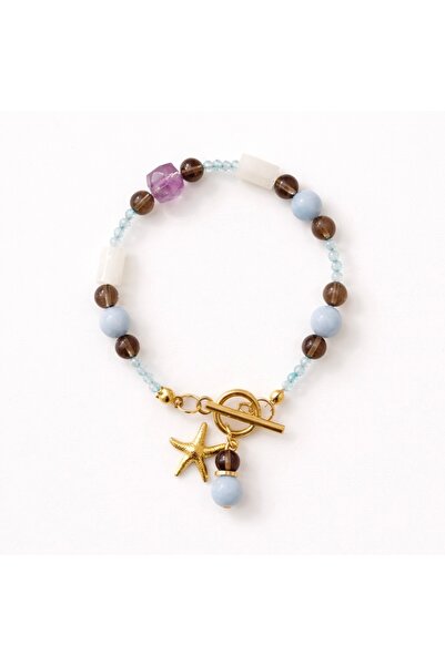 Vesce Atelier Auro Anjelit Natural Stone Bracelet