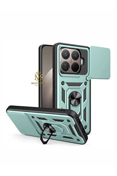 Massemr غطاء سيليكون لهاتف شاومي مي 15 تي برو مع حلقة عدسة التصوير، غطاء فاخر...