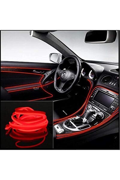 Generic Flexible neon rope for decorating dashboards and doors, red, 5 meters...
