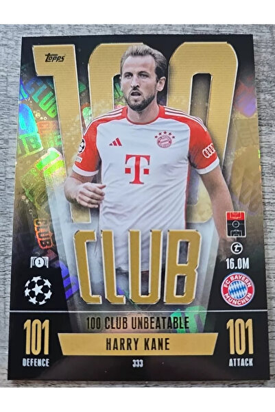 Topps Match Attax Extra 2023/24 Harry Kane 100 Club 101 Unbeatable 2023-24