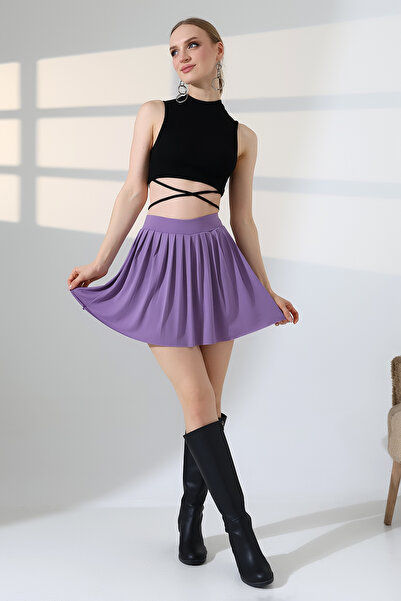 lubiti Pleated Tennis Skirt/Sports Skirt with Inner Leggings