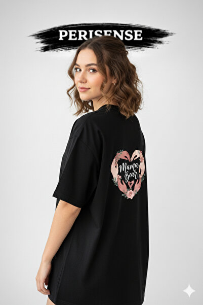 PERISENSE Μπλουζάκι Unisex με στάμπα Cosmic Heart, από χτενισμένο βαμβάκι υψη...