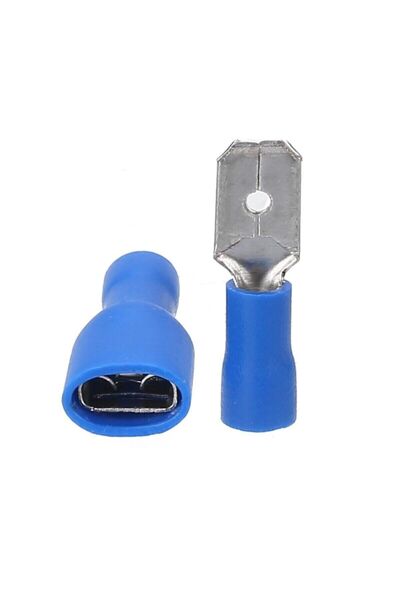 maasco Tam Izoleli Dışı Faston + Erkek 1.5-2.5 Mm2 Kablo Göre (40 Adet)