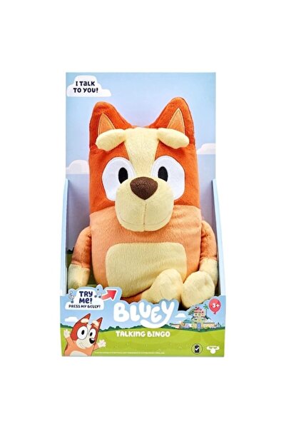 OEM Figurină de pluș Bluey, 33 cm, 9 fraze, multicoloră