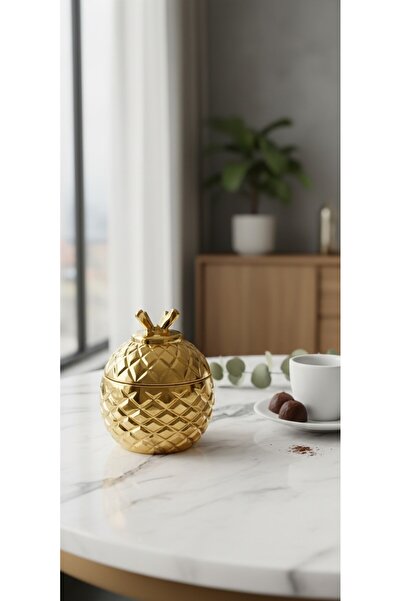 RED KİTCHEN "Gold Glamour" Dekoratif Şekerlik ve Lokumluk