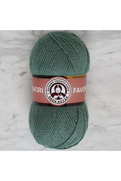 Ören Bayan FAVORİ Yeşil El Örgü İpi (3 Adet) - Renk: 132