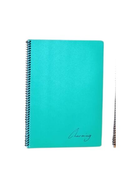 Tokaç دفتر ملاحظات A4 PP KP حلزوني 72 صفحة مسطر - أخضر