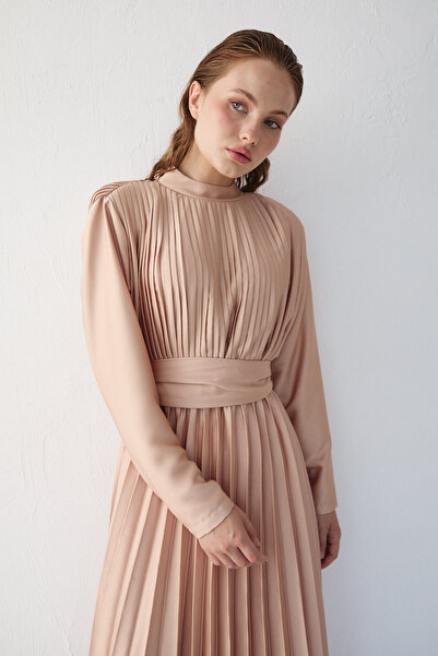 Melike Tatar Pleated Dress 32-2039-2