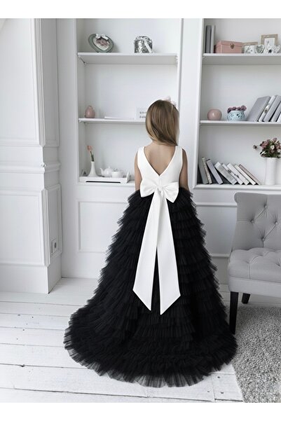 Asel Kids ROCHIE DE OCAZIE SPECIALĂ PENTRU FETE, TUL CU STRATURI LUNGĂ