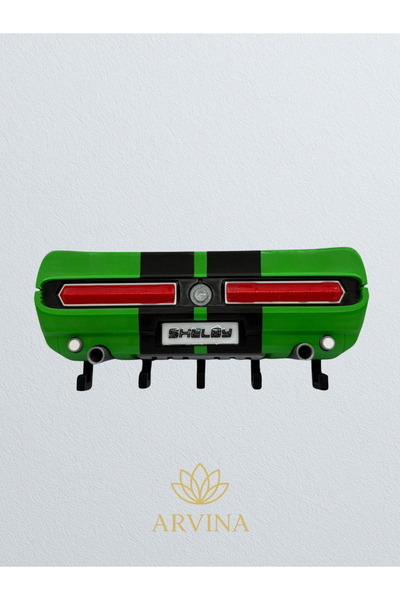 Arvina Atelier حامل مفاتيح كبير بتصميم شيلبي جي تي 500 |   حامل جراج مزخرف لل...