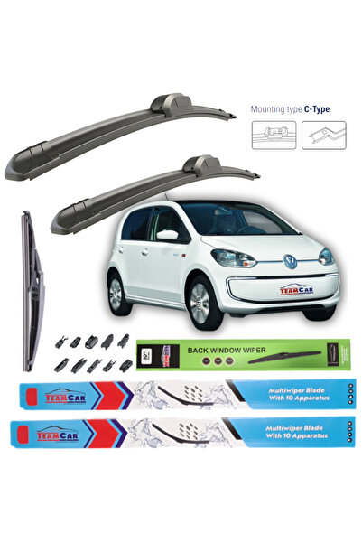 TEAMCAR Wipers Volkswagen e-Up! (2013–2020) Complete Set