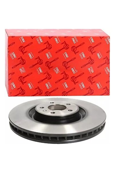 TRW Disc de frână ventilat, 356x52.1mm, 5 găuri, negru