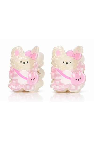 Renkli kids Cute Rabbit Shape 2-Piece Medium Size Children's Latch Buckle New...