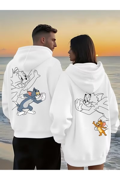 macklin Dear Couple Combination Tom and Jerry El Printed Special Design Hoode...