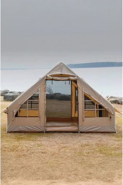 Empressco 8 Kişilik 4 Mevsim Su Geçirmez Şişme Kamp Çadırı 300x210x200 Cm