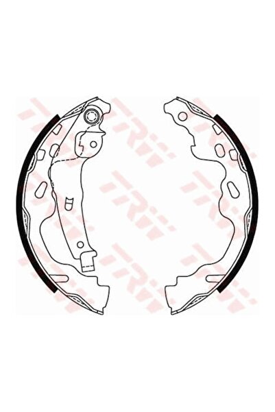 TRW Set saboți de frână GS8480