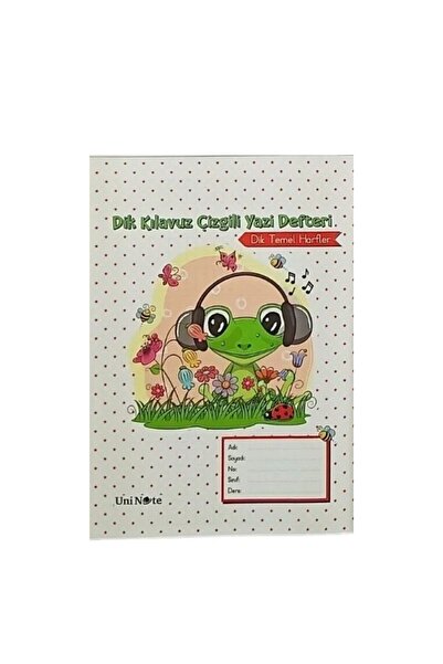Çınar A5 Dik 40 Yp Lined Notebook 24013-Frog