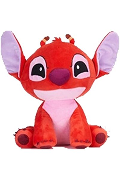 Disney Jucărie de pluș Stitch: Leroy, 25 cm, Roșu