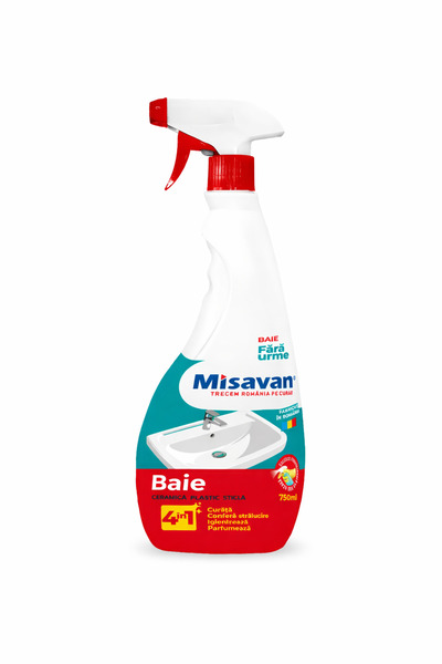 Misavan Misavan bathroom cleaning solution, 4 in 1, 750 ml, no traces – ceram...