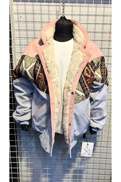 AZTEK VİNTAGE AZTEK KÜRKLÜ VİNTAGE OVERSİZE MONT