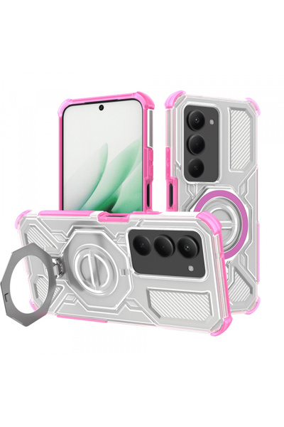 Techsuit Case for xiaomi redmi 15 5g / 15 4g, techsuit, carbon shield pro, pink