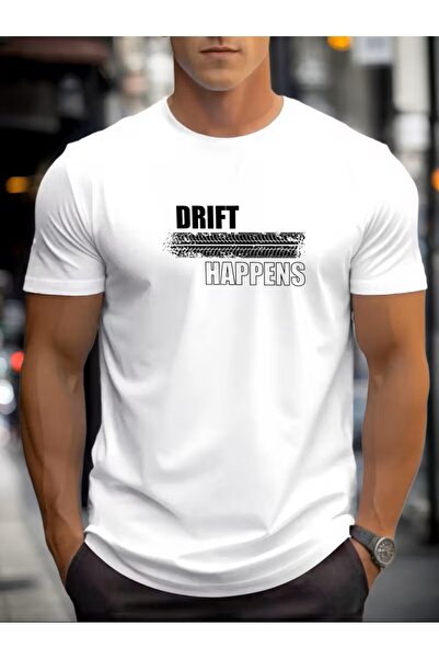 ARREVIAN Tricou Barbati tematic Drift Happens, Evenimente de Drifting, casual...