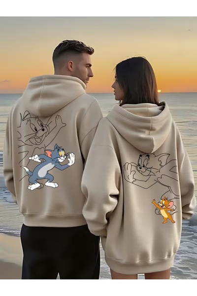 macklin Dear Couple Combination Tom and Jerry El Printed Special Design Hoode...