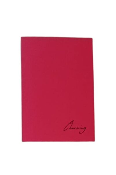 Tokaç دفتر ملاحظات مربعات بغلاف من البولي بروبيلين مقاس A4 - أحمر