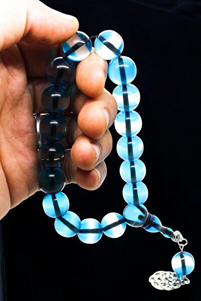 Atolyezone سبحة من خرز الياقوت الأحمر والكهرمان من إيفي بوي ماسكوت