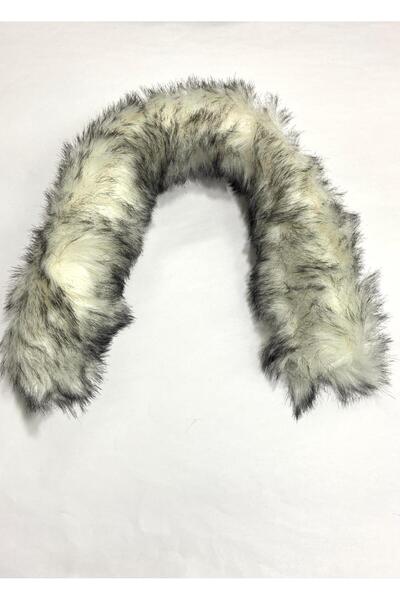 karantuhafiye Hood Fur / White Black Mottled