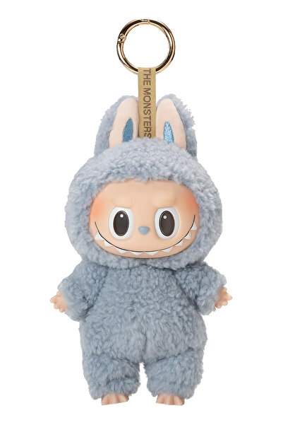 REZZOSS سلسلة مفاتيح دمية لابوبو للأطفال، لعبة قطيفة ملونة ذات عين لامعة، هدي...