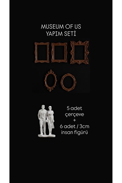 LushCo Museum of Us / Aşkımızın Müzesi Yapım Seti (5 adet çerçeve ve 6 adet 3...