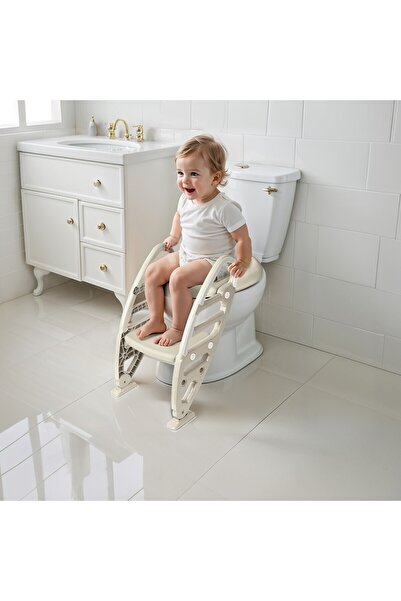 Empressco Çocuklar İçin Kaymaz Merdivenli Tuvalet Eğitimi Koltuğu, Güvenli ve...