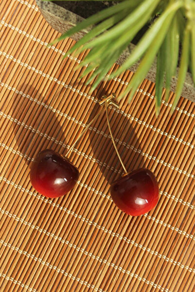 lowell home Gold Color Cherry Model Women's Earrings