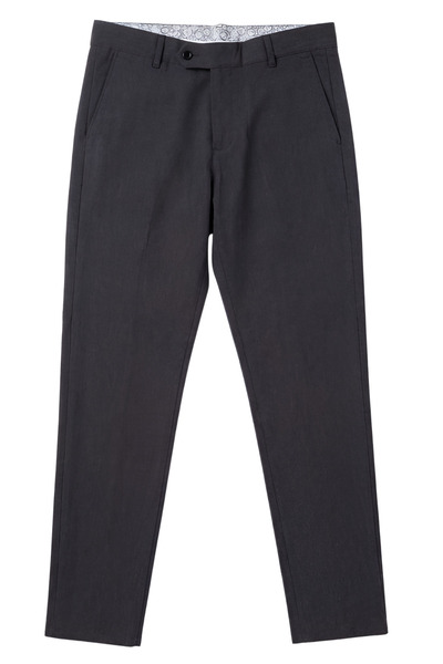 SİVAİST Men's Anthracite Stretchy Lycra Ankle Length Fabric Trousers