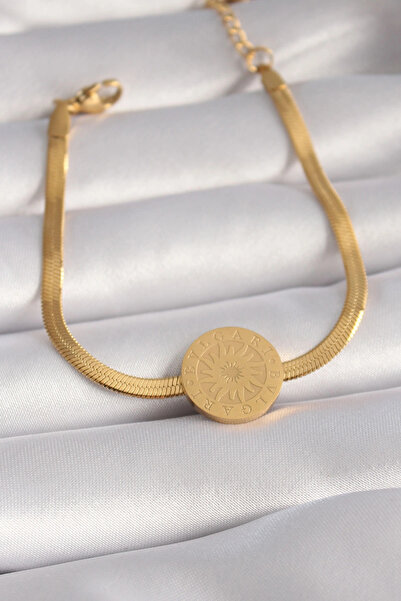 My Reality Fashion 316L الصلب الذهب اللون سلسلة الإيطالية نموذج المطرزة ميدال...