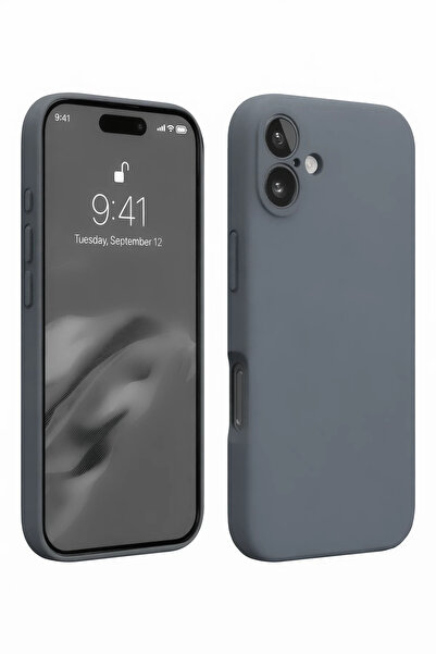 NewFace Sptrns iPhone 16 Plus Case Nano Velvet Silicone (03017) - Gray