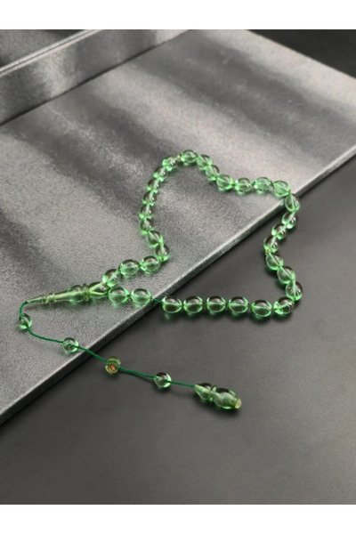 Tesbih-i Hazır Tesbihçilik سلسلة مسبحة مميزة ملونة بلون العنبر الناري مع نظام...