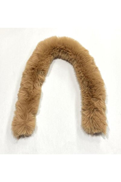 karantuhafiye Yumoş Plush Hood Fur / Dark Brown / 70 cm