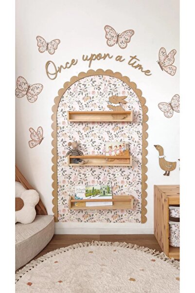 DECOMALL (PP-7) Αυτοκόλλητο τοίχου Bohemian, Ξύλινο Σετ Πλαισίου και Γραφής, ...