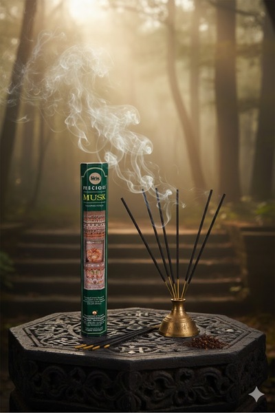 Hem Musk (Misk) Çubuk Tütsü – Sıcak ve Yoğun Aroma – 20 Adet