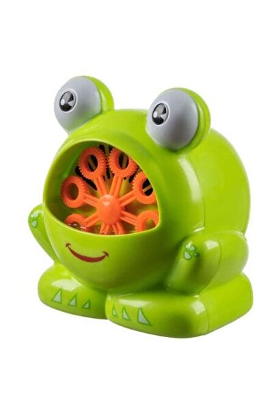 WTO Broscuta care face bule de sapun WTO®, lichid BUBBLE inclus, Verde, 11 x ...