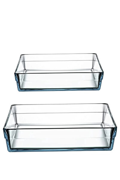 Paşabahçe 159129 Borcam Premium Kare Tepsi 2'li Set