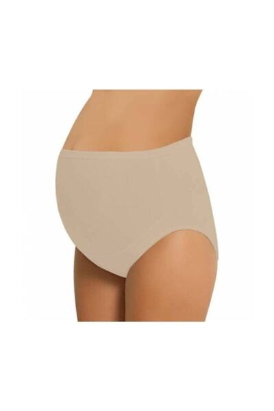 CALİA Women's Beige 3 Pack Cotton Maternity Panties