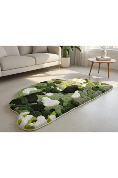 Pufero 3D El Yapımı Grass Halı & Dekor