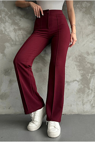 LUSHİGO Kadin Lussi High Waist Shaping Spanish Leggings Palazzo Pants
